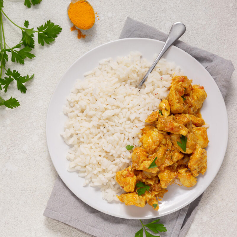 Riz Avec Butter Chicken