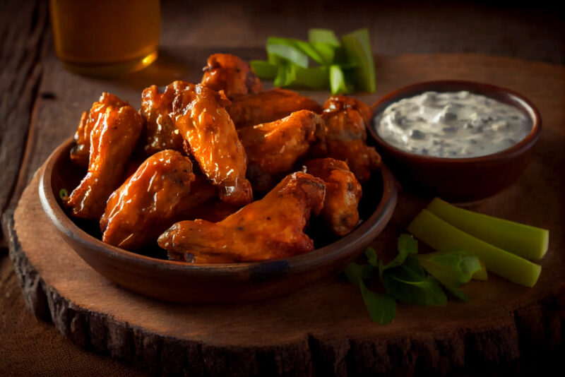 Wing Spicy Avec Sauce Cheddar